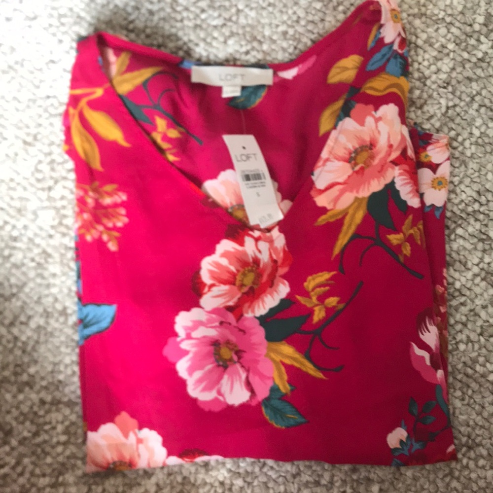 Loft floral blouse